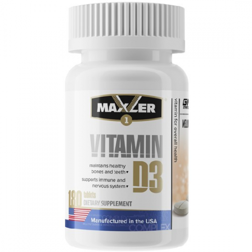 Maxler Vitamin D3, 180 таб