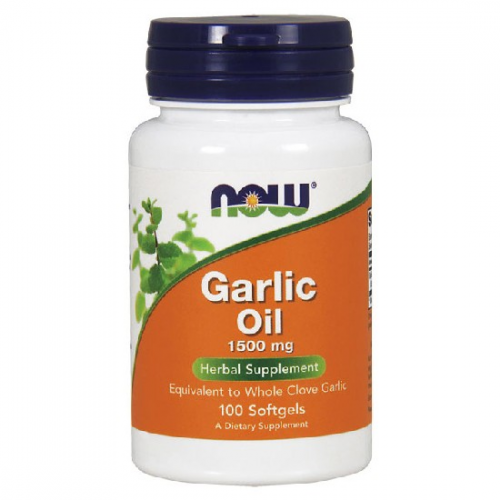 NOW Garlic Oil 1500 mg, 100 капс