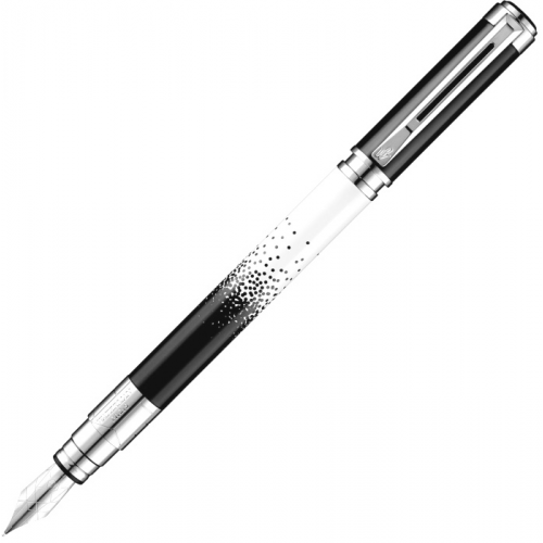 Waterman 1929704 Перьевая ручка waterman perspective 2015 ombres et lumieres special edition, black and white ct (перо f)