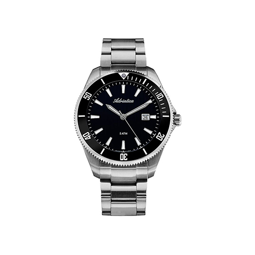 Швейцарские наручные мужские часы Adriatica 1139.5114Q. Коллекция Gents