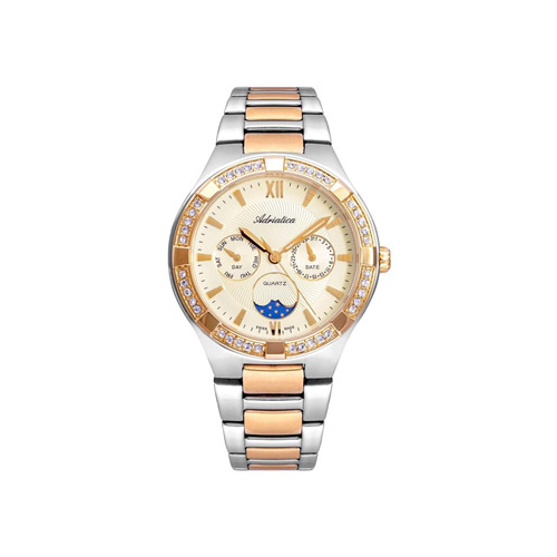 Швейцарские наручные женские часы Adriatica 3421.2161QFZ. Коллекция Multifunction