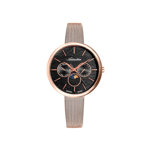 Швейцарские наручные женские часы Adriatica 3732.R116QF. Коллекция Moonphase