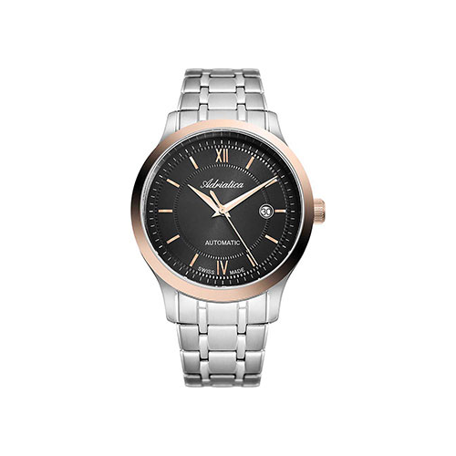Швейцарские наручные мужские часы Adriatica 8276.R164A. Коллекция Automatic