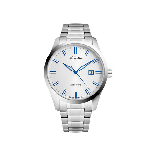 Швейцарские наручные мужские часы Adriatica 8277.51B3A. Коллекция Automatic