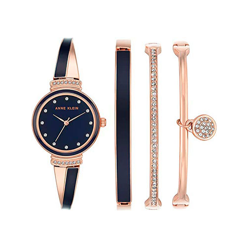 fashion наручные женские часы Anne Klein 2716NVST. Коллекция Box Set