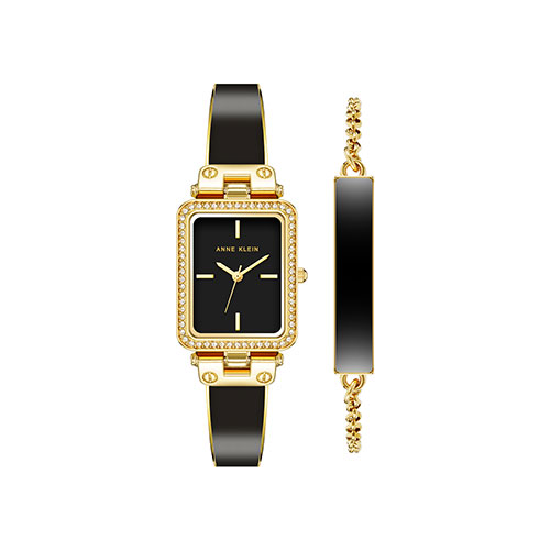 fashion наручные женские часы Anne Klein 3898BKST. Коллекция Box Set
