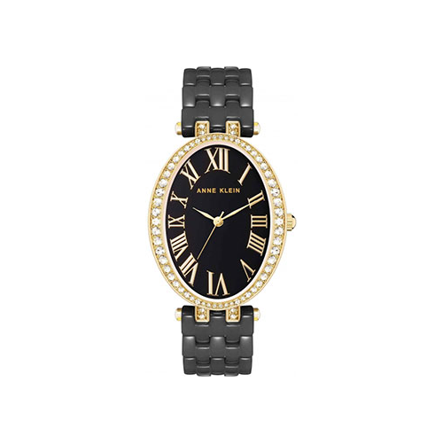 fashion наручные женские часы Anne Klein 3900BKGB. Коллекция Ceramic