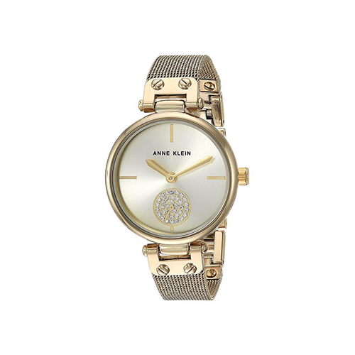 fashion наручные женские часы Anne Klein 3000CHGB. Коллекция Crystal