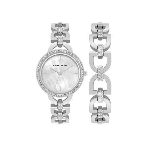 fashion наручные женские часы Anne Klein 4105SVST. Коллекция Crystal