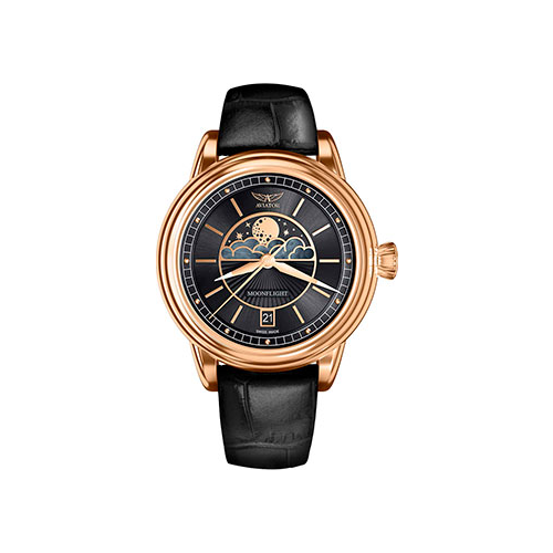 Швейцарские наручные женские часы Aviator V.1.33.2.253.4. Коллекция Douglas MoonFlight