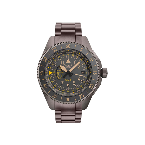 Швейцарские наручные мужские часы Aviator V.1.37.7.305.5. Коллекция Airacobra