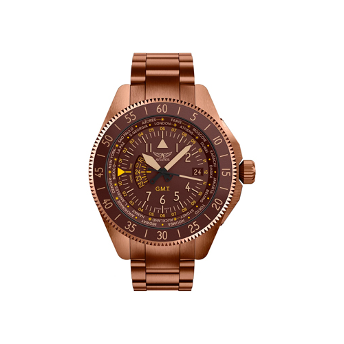 Швейцарские наручные мужские часы Aviator V.1.37.8.306.5. Коллекция Airacobra