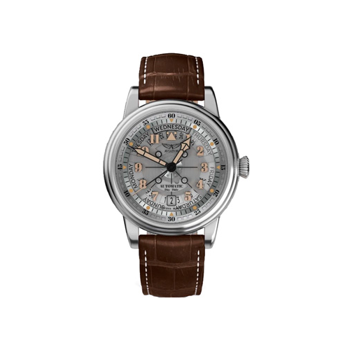 Швейцарские наручные мужские часы Aviator V.3.36.0.286.4. Коллекция Douglas Day-Date