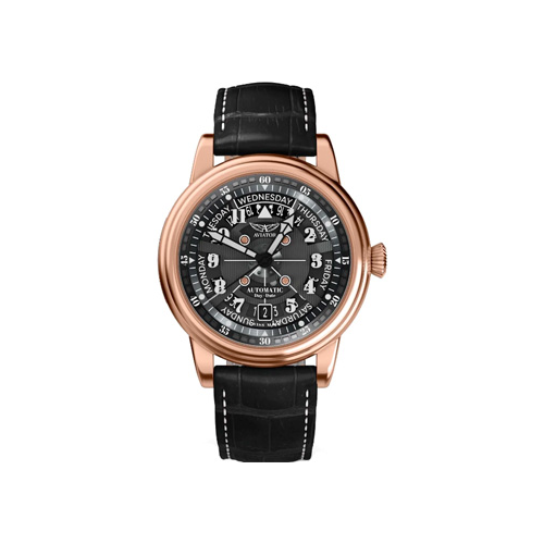 Швейцарские наручные мужские часы Aviator V.3.36.2.285.4. Коллекция Douglas Day-Date