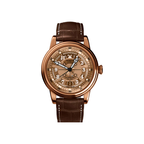 Швейцарские наручные мужские часы Aviator V.3.36.8.290.4. Коллекция Douglas Day-Date