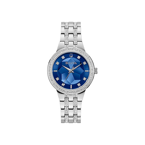 Японские наручные женские часы Bulova 96L276. Коллекция Crystal Ladies