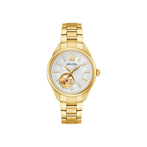 Японские наручные женские часы Bulova 97L172. Коллекция Automatic Ladies