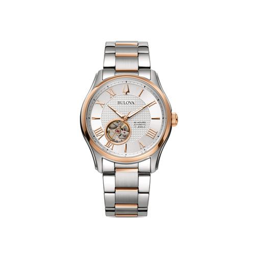 Японские наручные мужские часы Bulova 98A213. Коллекция Automatic