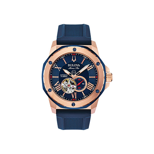 Японские наручные мужские часы Bulova 98A227. Коллекция Marine Star