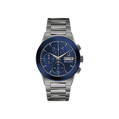 Японские наручные мужские часы Bulova 98C143. Коллекция Millennia