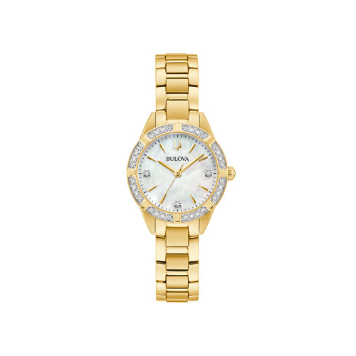 Японские наручные женские часы Bulova 98R297. Коллекция Sutton