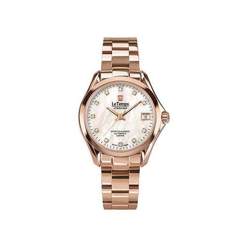 Швейцарские наручные женские часы Le Temps LT1033.58BD02. Коллекция Sport Elegance Automatic