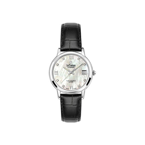 Швейцарские наручные женские часы Le Temps LT1088.05BL01. Коллекция Flat Elegance Lady