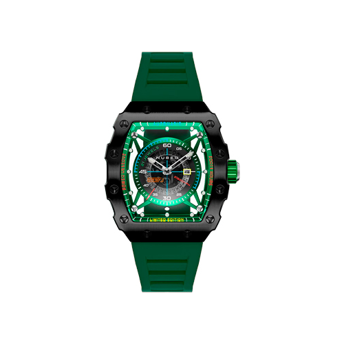 fashion наручные мужские часы Nubeo NB-6080-03. Коллекция HUYGENS AUTOMATIC
