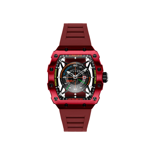 fashion наручные мужские часы Nubeo NB-6080-04. Коллекция HUYGENS AUTOMATIC