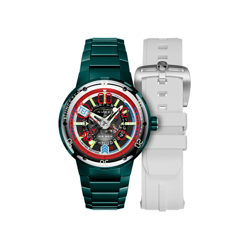 fashion наручные мужские часы Nubeo NB-6090-44. Коллекция MARINER 9 AUTOMATIC