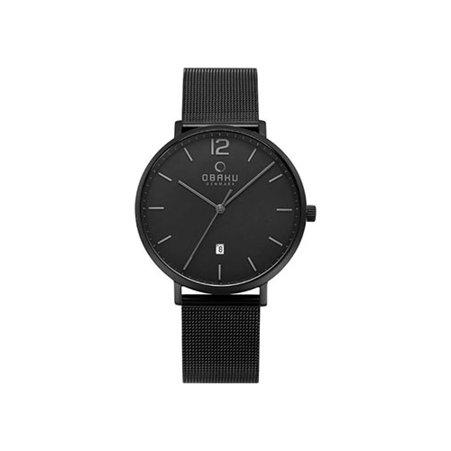 fashion наручные мужские часы Obaku V181GDBBMB. Коллекция Mesh