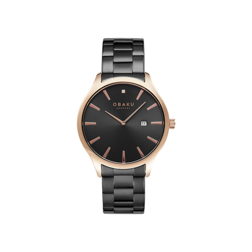 fashion наручные женские часы Obaku V266GDVBSB-DD. Коллекция Diamant