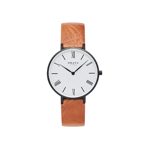 fashion наручные женские часы Obaku V283LXBWRZ-DIB. Коллекция Leather
