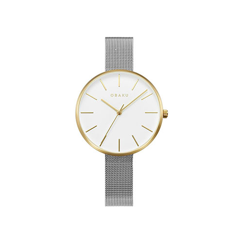 fashion наручные женские часы Obaku V211LXGIMC. Коллекция Mesh