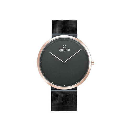 fashion наручные мужские часы Obaku V230GXMBMB. Коллекция Ultra Slim