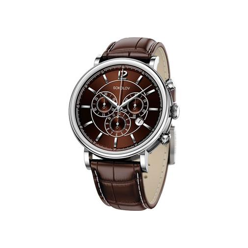 fashion наручные мужские часы Sokolov 125.30.00.000.06.02.3. Коллекция Motion