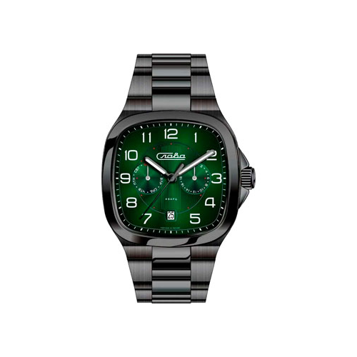 Российские наручные мужские часы Slava 2324458-100-JP21. Коллекция Традиция