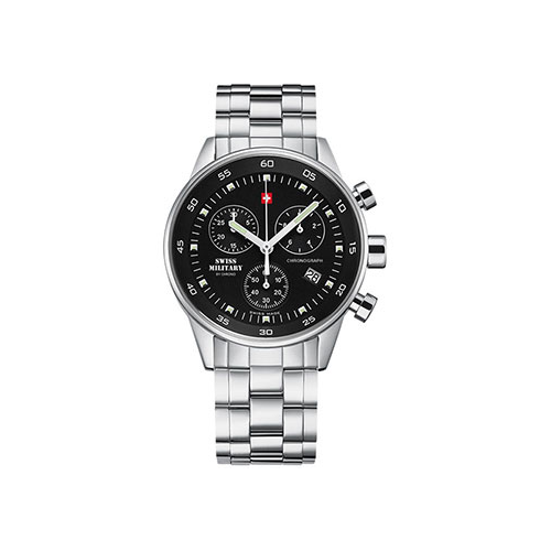 Швейцарские наручные мужские часы Swiss Military SM34005.01. Коллекция Classic