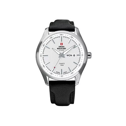 Швейцарские наручные мужские часы Swiss Military SM34027.06. Коллекция Day Date
