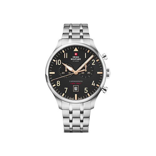 Швейцарские наручные мужские часы Swiss Military SM34098.04. Коллекция Vintage Chronograph