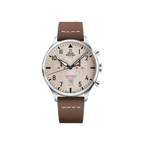 Швейцарские наручные мужские часы Swiss Military SM34098.09. Коллекция Vintage Chronograph