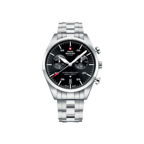 Швейцарские наручные мужские часы Swiss Military SM34090.01. Коллекция Elegant Sports