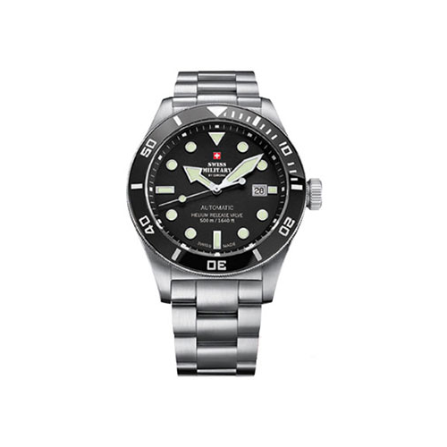 Швейцарские наручные мужские часы Swiss Military SMA34075.01. Коллекция Diver