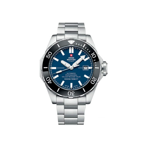 Швейцарские наручные мужские часы Swiss Military SMA34092.02. Коллекция Diver 1000m