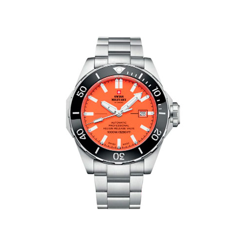 Швейцарские наручные мужские часы Swiss Military SMA34092.03. Коллекция Diver 1000m