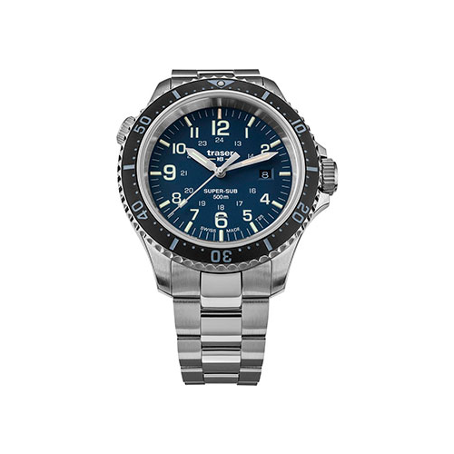 Швейцарские наручные мужские часы Traser TR.109373. Коллекция Diver