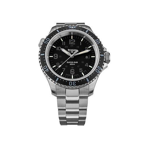 Швейцарские наручные мужские часы Traser TR.109376. Коллекция Diver
