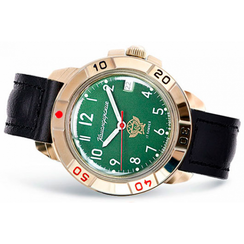 Российские наручные мужские часы Vostok 2414.00-43922B. Коллекция Командирские