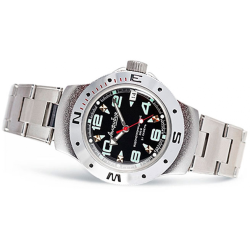 Российские наручные мужские часы Vostok 2416.00-060334. Коллекция Амфибия
