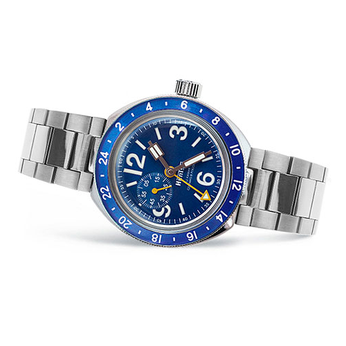 Российские наручные мужские часы Vostok 2426.12-96073A. Коллекция Амфибия